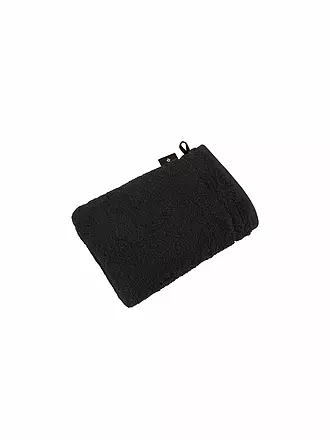VOSSEN | Waschhandschuh CALYPSO FEELING 22x16cm Schwarz | 